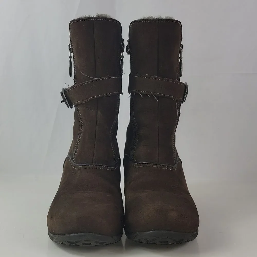 Pajar Suede Leather Wedges‎ Women's Winter Boots